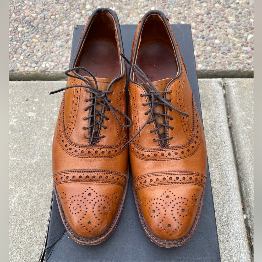 Allen Edmonds Strand Cap-toe Oxford Dress Shoe Size 8 Width C